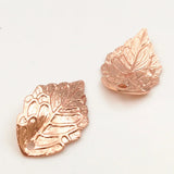 100Pcs 10*18mm Copper Flower Filigree Slice DIY Jewelry Findings