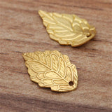 100Pcs 10*18mm Copper Flower Filigree Slice DIY Jewelry Findings