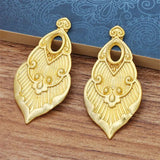 20Pcs DIY Jewelry Accessories Alloy Ancient Retro Style Flower Charms