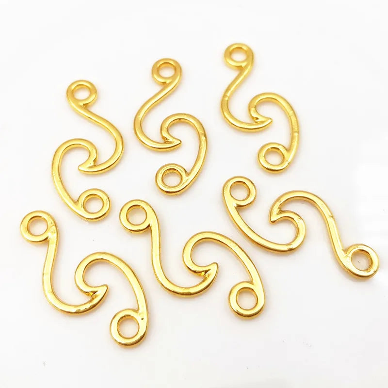 20pcs DIY Jewelry Accessories 30*14mm Alloy/KC S Ring Charms Pendant Settings