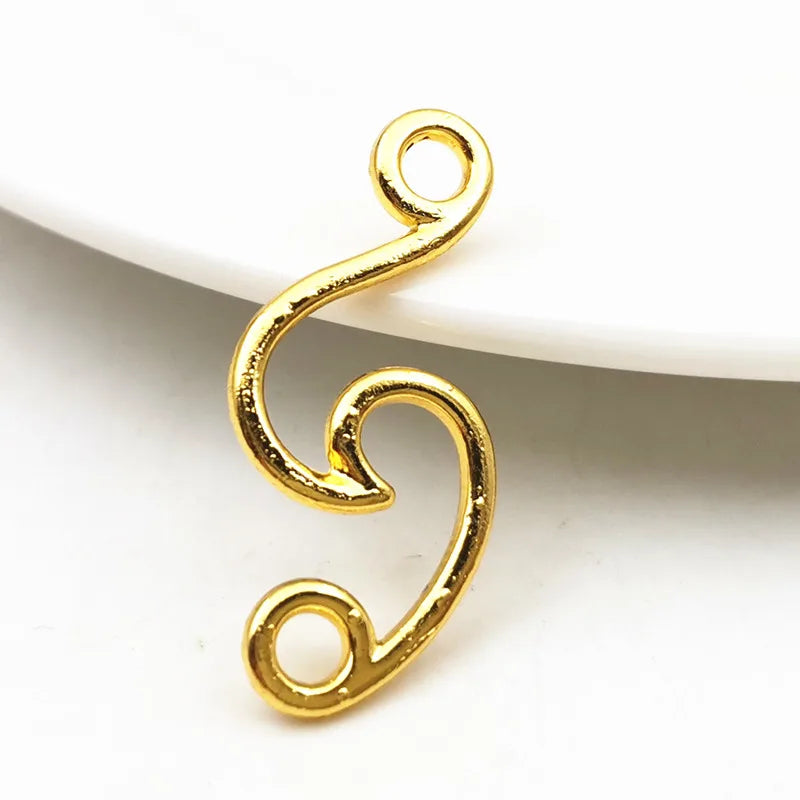20pcs DIY Jewelry Accessories 30*14mm Alloy/KC S Ring Charms Pendant Settings