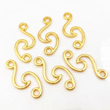 20pcs DIY Jewelry Accessories 30*14mm Alloy/KC S Ring Charms Pendant Settings
