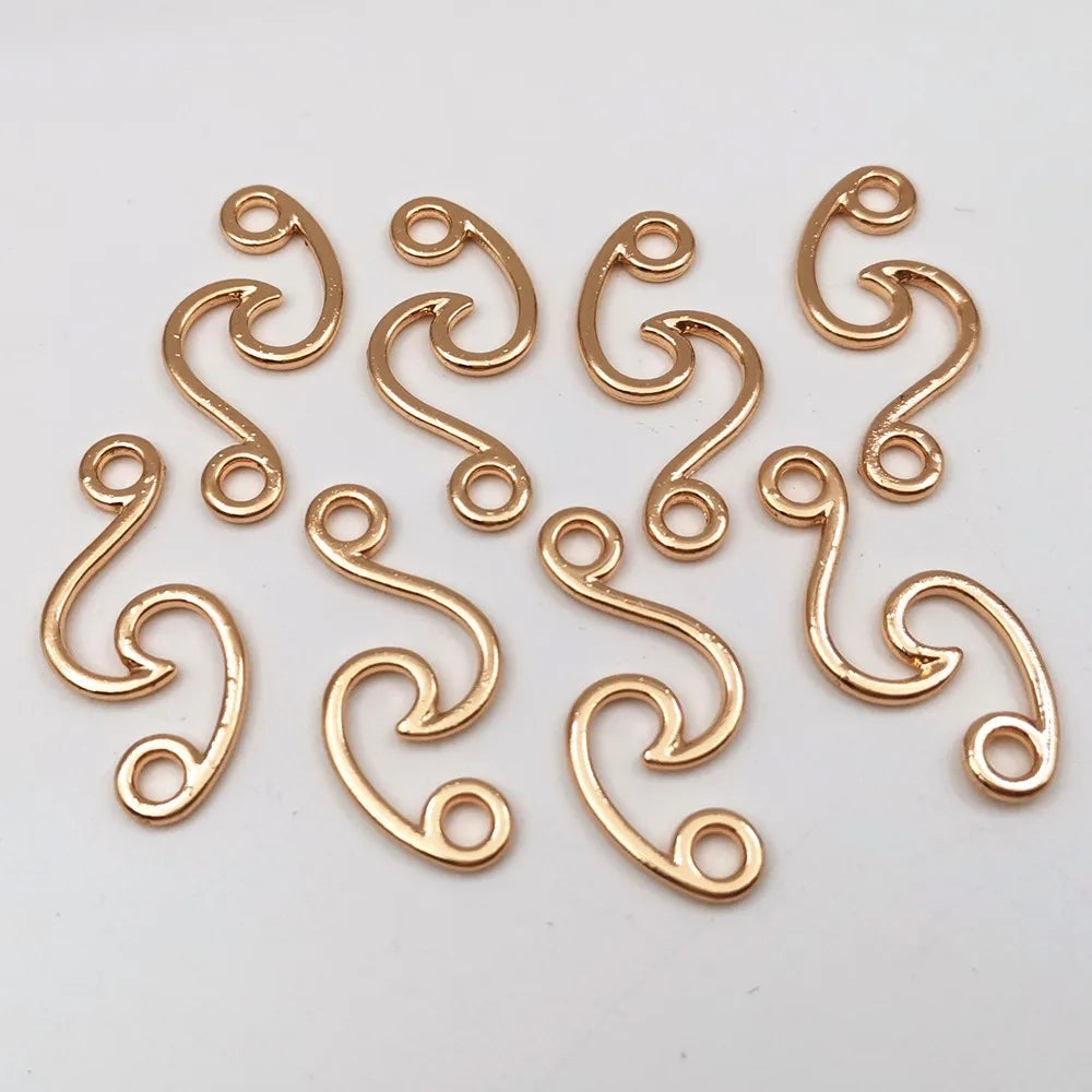 20pcs DIY Jewelry Accessories 30*14mm Alloy/KC S Ring Charms Pendant Settings