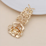 5pcs DIY Jewelry Accessories 50*23mm Alloy Flower Charms