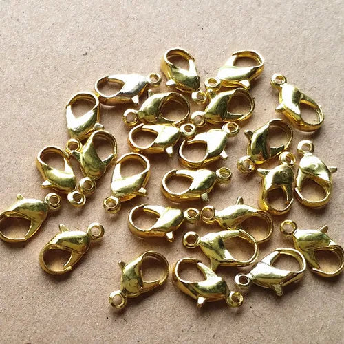 500 x 6x12mm Metal Hooks Lobster Clasps Bulk Lot
