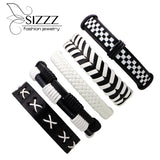 Adjustable Leather Bracelet Europe & US Braided 18-20cm Long
