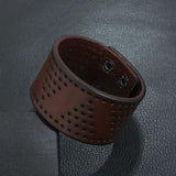 Vintage Wide Leather Bracelet for Women/Men