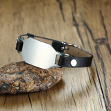 Men's Stainless Steel Leather Hot Bracelet