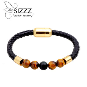 Leather Couple Bracelets - Men and Women Long Bracelet