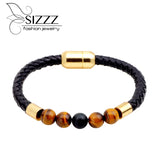 Leather Couple Bracelets - Men and Women Long Bracelet