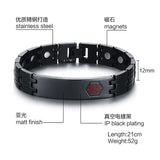 Plating Hologram Bracelets With Magnets For Men