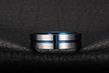 6MM Tungsten Steel Cross Ring for Men