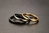 2mm Tungsten Wedding Bands for Women