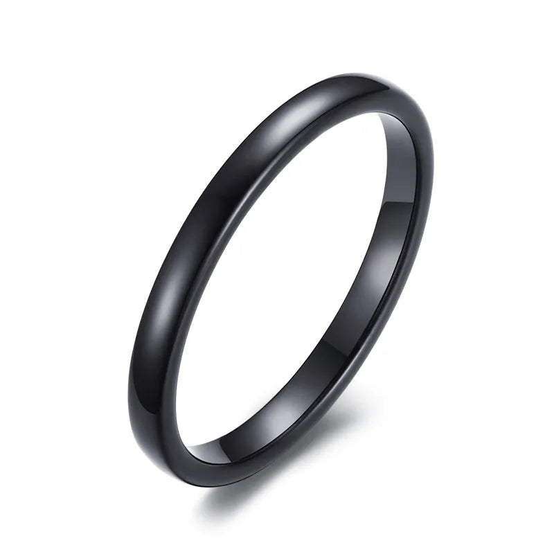 2mm Tungsten Wedding Bands for Women