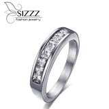 4mm CZ Stone Wedding Rings for Women Wedding Jewelry