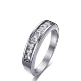 4mm CZ Stone Wedding Rings for Women Wedding Jewelry