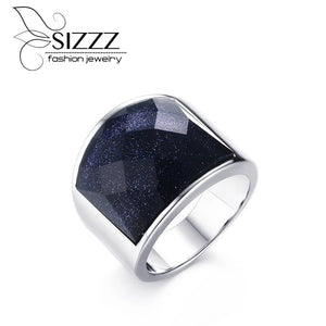 Hot Stainless Steel Sand Man Ring Jewelry 19mm