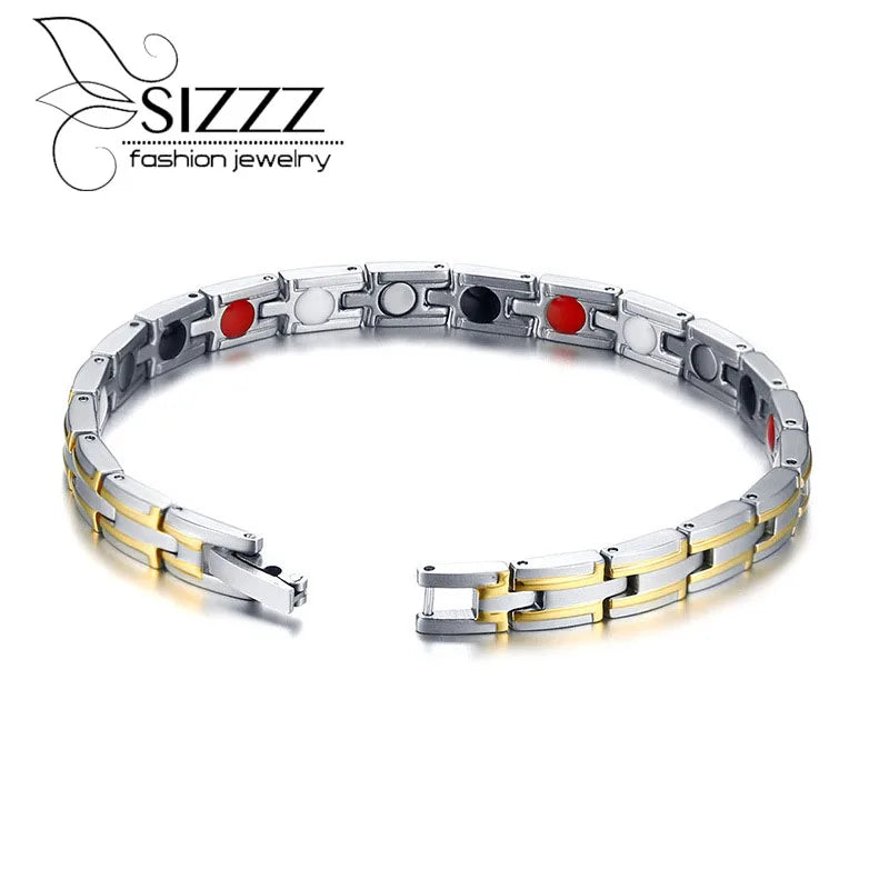 Men's Stainless Steel Magnetic Bracelet