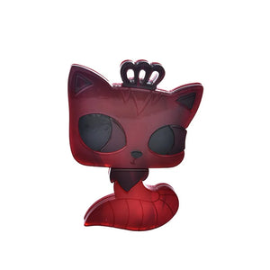 Crown Cat Brooches Pins Acrylic Badges Bag Accessories