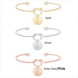 26 Initials Personalized Bracelet for Women Men