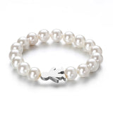 Couple Love Bracelets Pearl Chain Family Jewelry Bangle Berloque