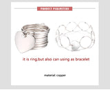 Multilayer Stainless Steel Ring for Women