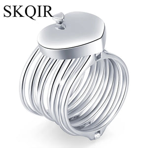 Multilayer Stainless Steel Ring for Women