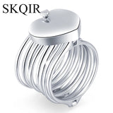 Multilayer Stainless Steel Ring for Women