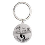 Personalized Baby Keychain Name Date Of Birth Weight Height For Newborn