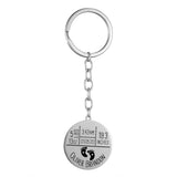 Personalized Baby Keychain Name Date Of Birth Weight Height For Newborn