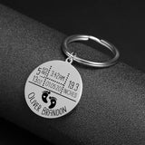 Personalized Baby Keychain Name Date Of Birth Weight Height For Newborn