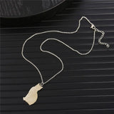Custom Pet Photo Pendant Engraved Necklace Memorial Gift