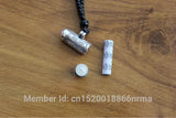 Nepalese Tibetan 925 Silver Prayer Box Cylinder Amulet Pendant OM Buddha Eye GAU