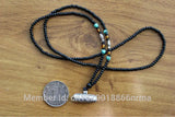 Nepalese Tibetan 925 Silver Prayer Box Cylinder Amulet Pendant OM Buddha Eye GAU