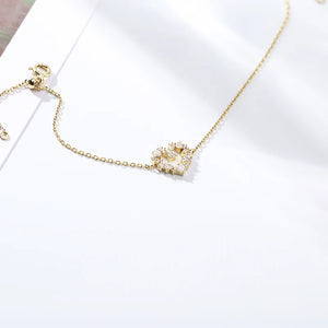 SL02 High Austrian Goose Gemstone Pendant Necklace