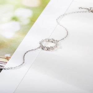 High Austrian Goose Gemstone Pendant Necklace