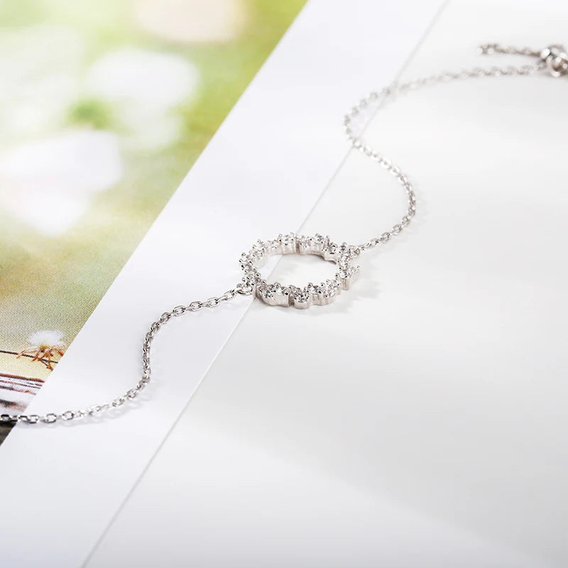 High Austrian Goose Gemstone Pendant Necklace