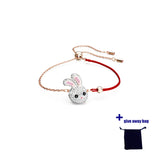 Zodiac Rabbit Bracelet Mahjong Jewelry Holiday Gift