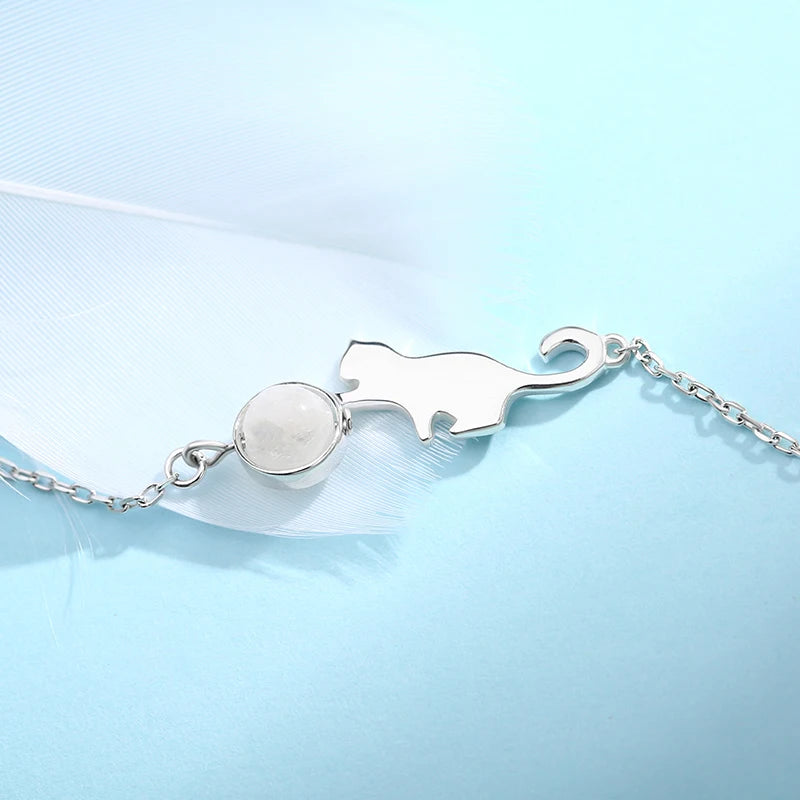 Austrian Goose Gemstone Pendant Necklace