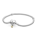 Love Bracelet 925 Sterling Silver Charm Jewelry