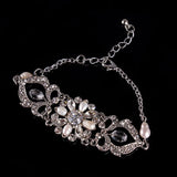Bridal Rhinestone Crystal Pearls Stretch Bracelet Wedding Accessories