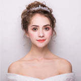 CZ Wedding Tiara Bridal Headband Queen Crown Bridesmaids