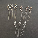 Rhinestone Crystal Bridal Hair Pin Set Wedding Hair Sticker