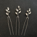 Rhinestone Crystal Bridal Hair Pin Set Wedding Hair Sticker