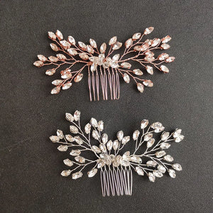 Crystal Bridal Hair Comb Wedding Headpiece Hair Accessories Women Jewelry