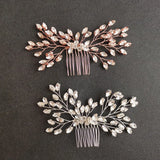Crystal Bridal Hair Comb Wedding Headpiece Hair Accessories Women Jewelry