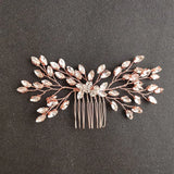Crystal Bridal Hair Comb Wedding Headpiece Hair Accessories Women Jewelry