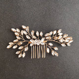 Crystal Bridal Hair Comb Wedding Headpiece Hair Accessories Women Jewelry