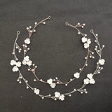Crystal Flower Wedding Hairband Bridal Headband