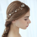 Crystal Flower Wedding Hairband Bridal Headband